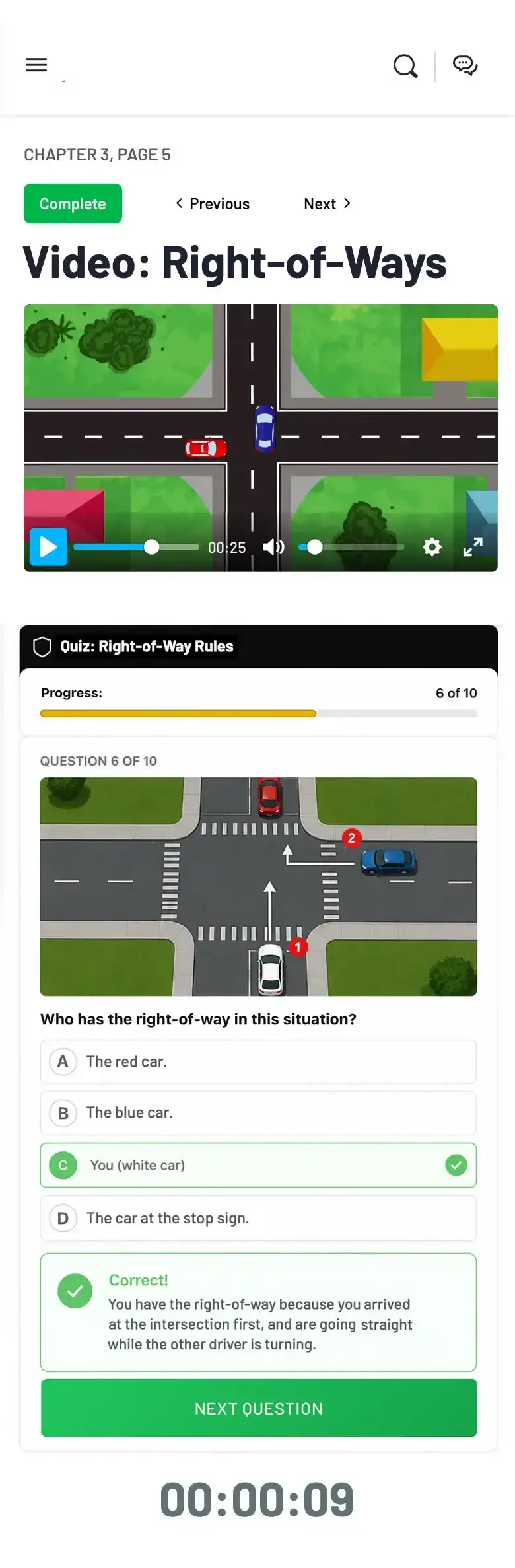 Lee Driving School course preview